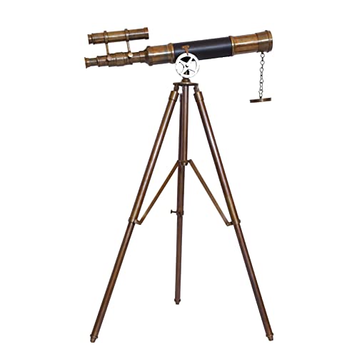 Amazon.co.jp: ヴィンテージ三脚 反射ダブルバレル 望遠鏡